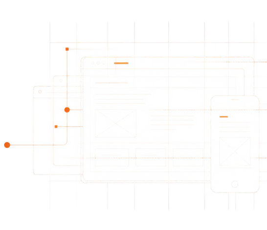 Wireframe prikaz strukture i responzivnog dizajna poslovnog sajta